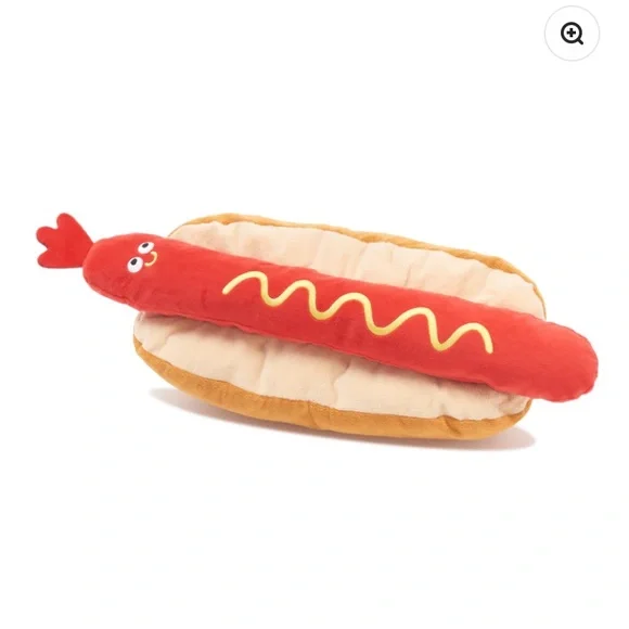 NEW BARK XL HOT DOG TOY FROM SQUEAKAWAY CAMP SERIES OF TOYS❣️ - Picture 4 of 11